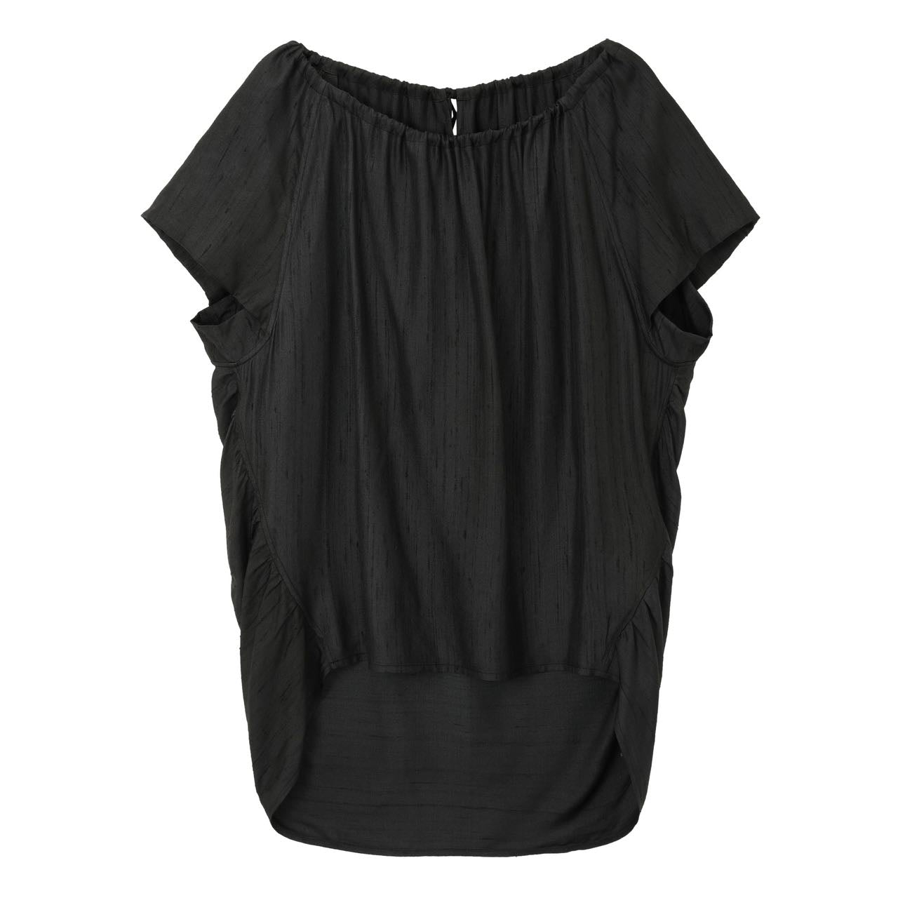 CAIRA | Silk Knotted Neckline Top