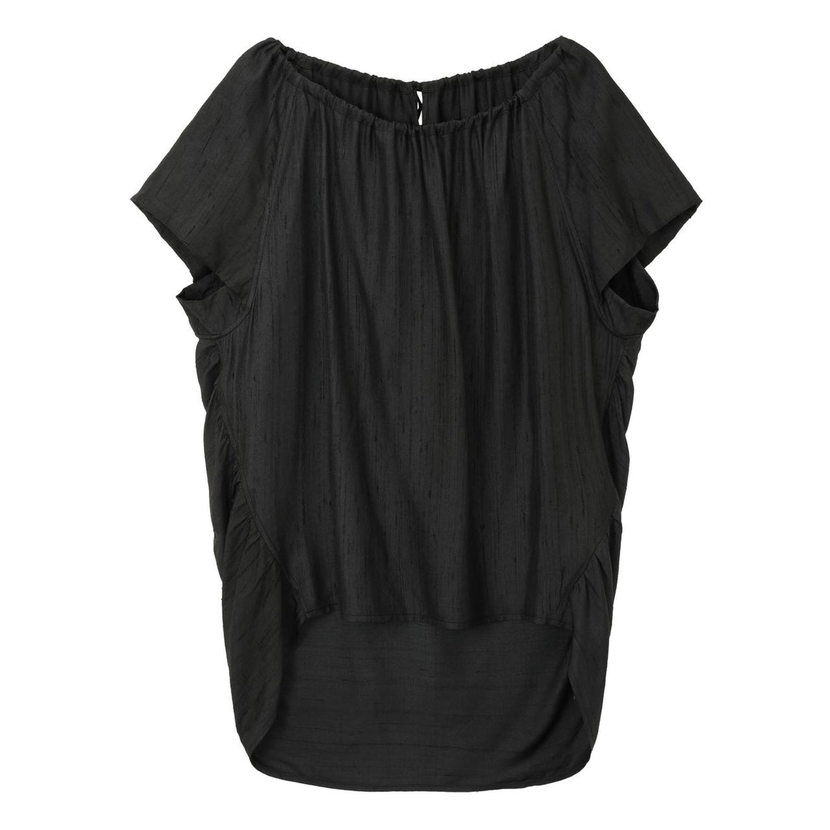 CAIRA | Silk Knotted Neckline Top
