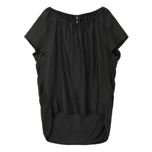 CAIRA | Silk Knotted Neckline Top