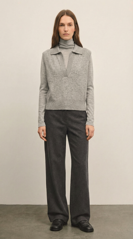 Sleeveless Knit Vest 3