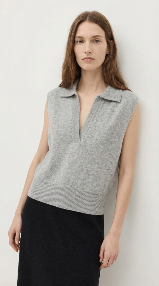 Sleeveless Knit Vest 3